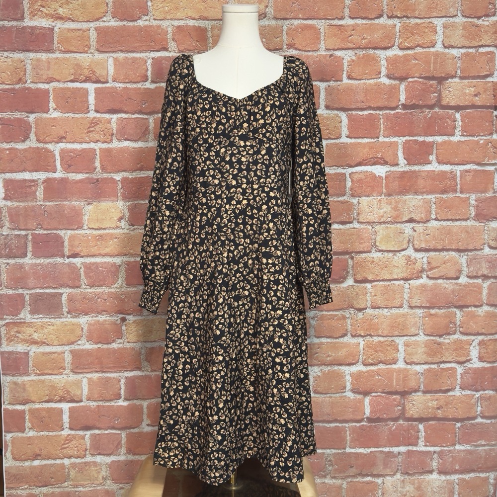 a.n.a. A New Approach Maxi Dress Floral Cottagecore Prairie Size Medium NEW